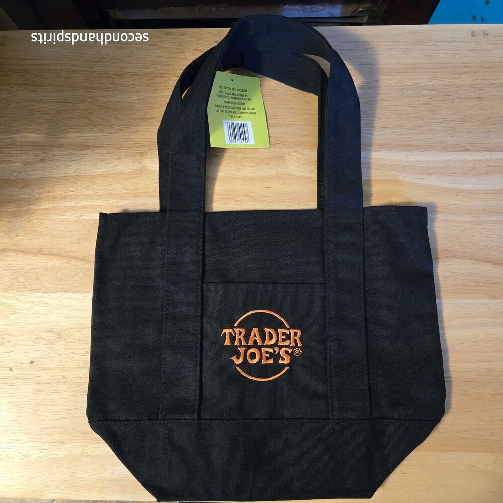 2025 Trader Joe’s Halloween Black Tote Bag